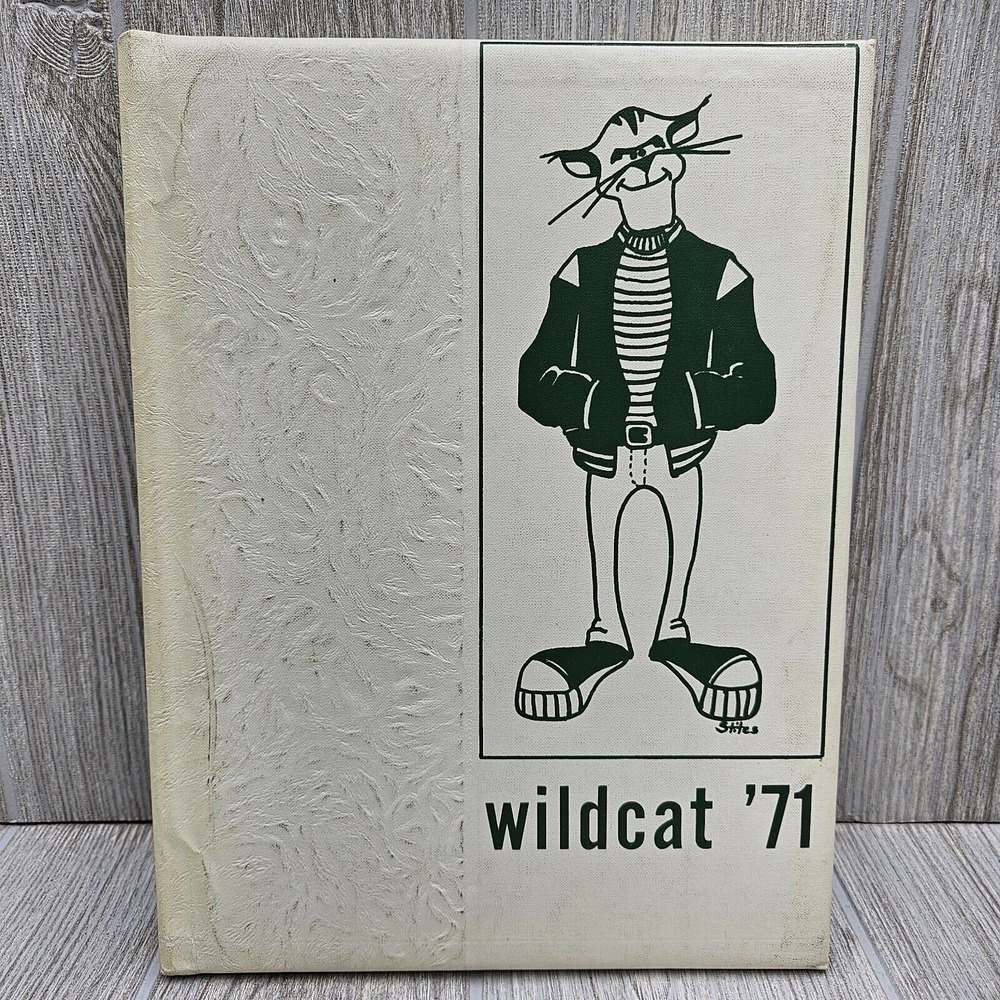 1971 The Wildcat Yearbook Mulvane Kansas High School